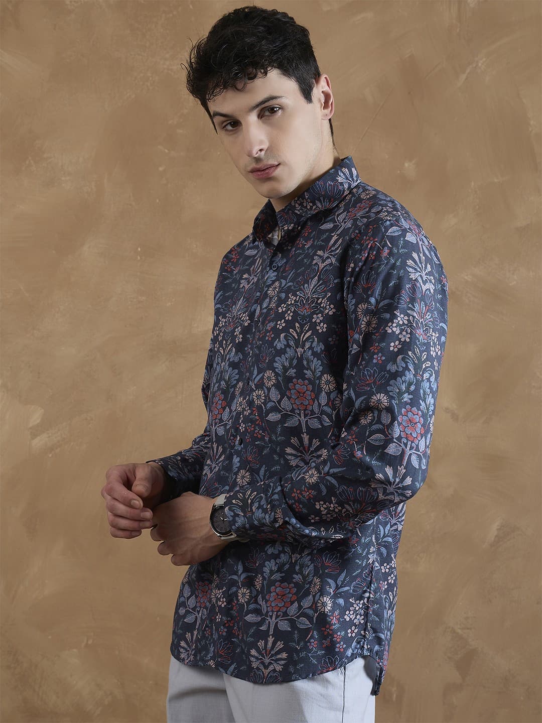 DENNISON - Men Floral Printed Shirt